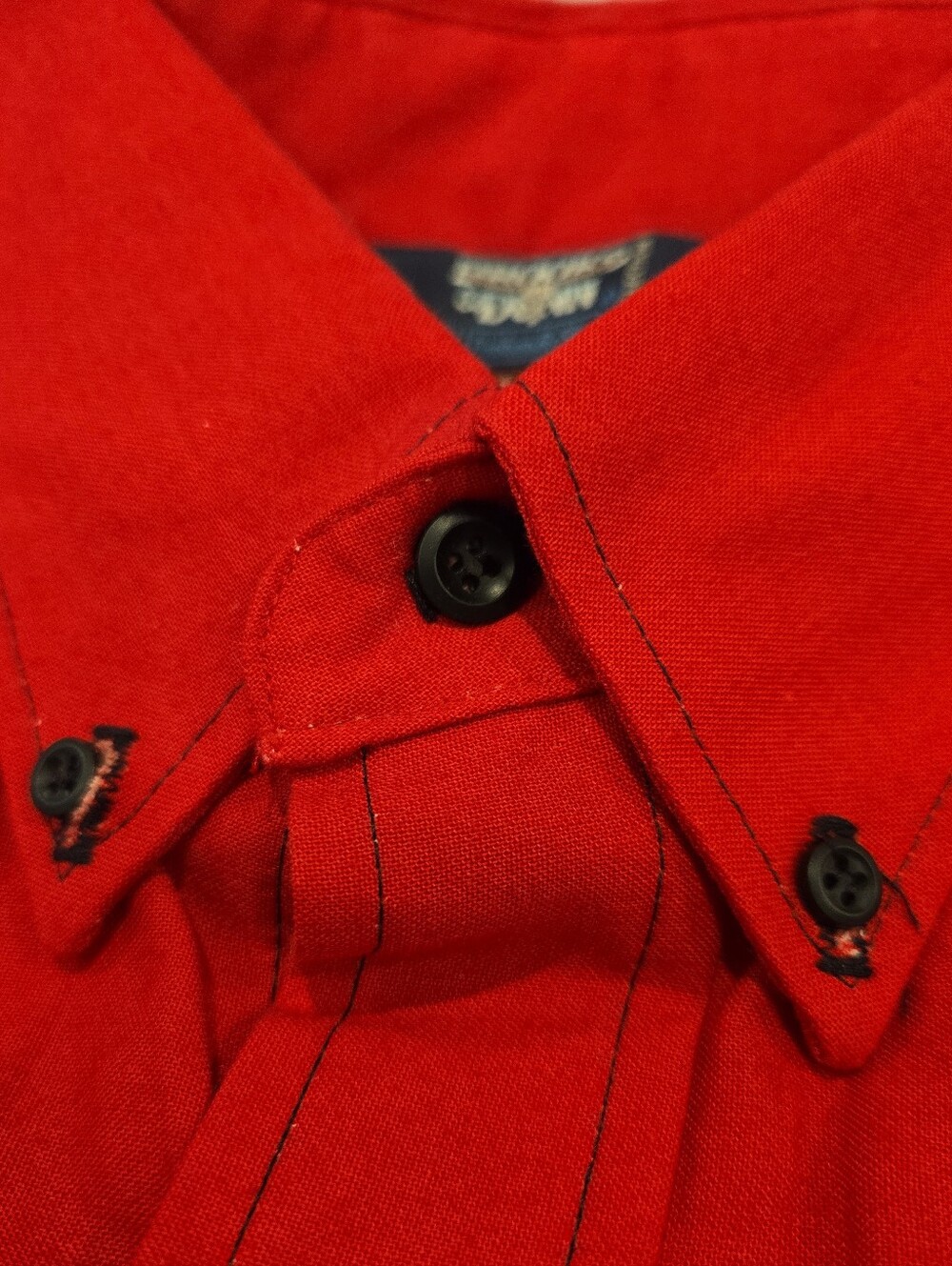 Vintage Brooks & Dunn Shirt Mens Large Red Black Flame Western Cowboy USA 90s - Picture 5 of 9